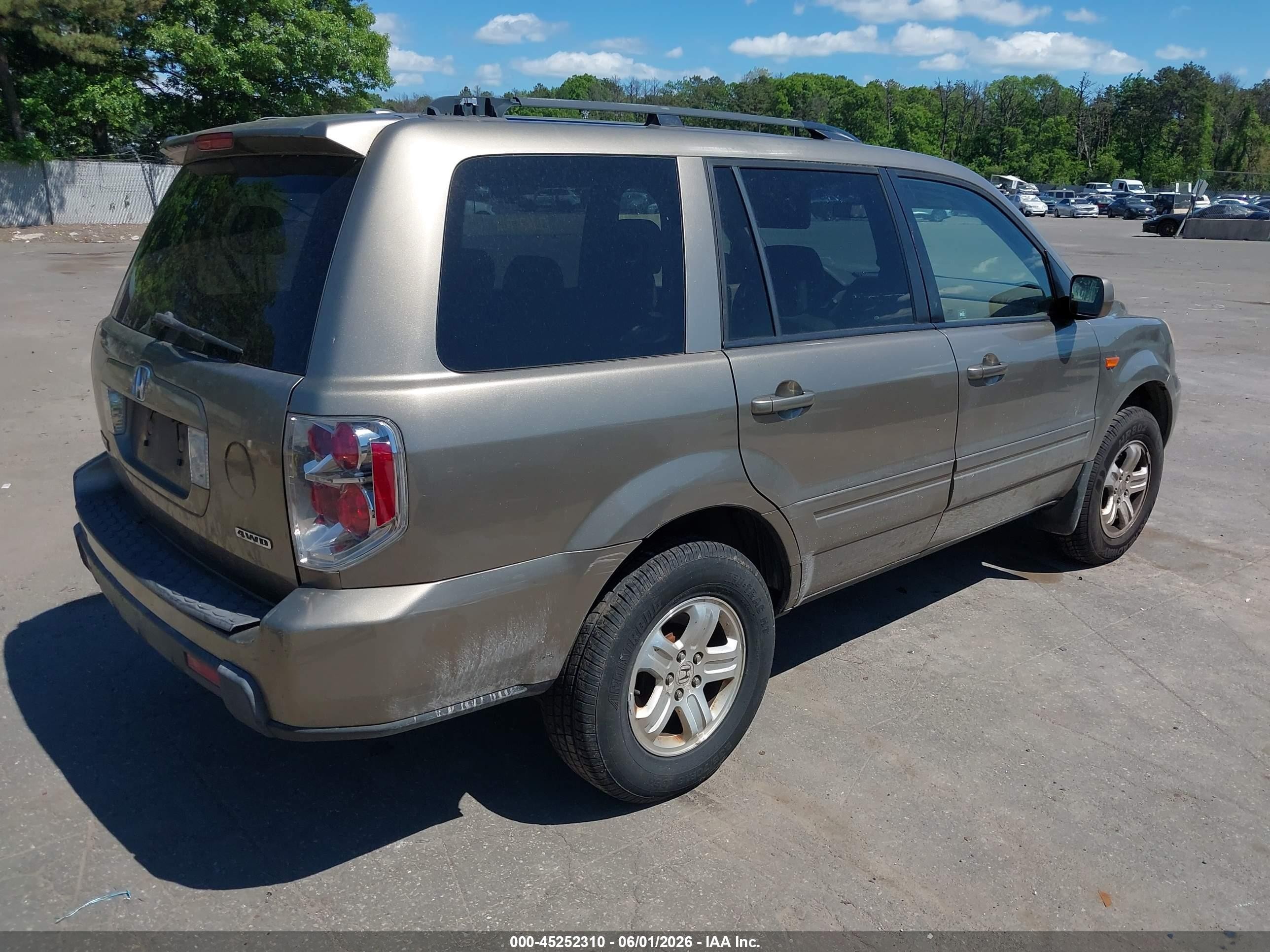 2008 Honda Pilot Vp Золотой vin: 5FNYF18298B041365