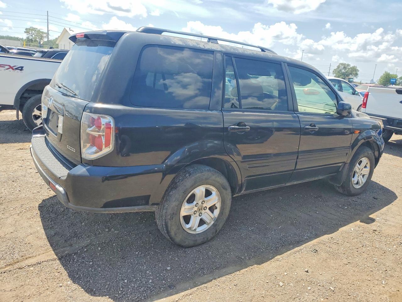 2008 Honda Pilot Vp Черный vin: 5FNYF182X8B042010