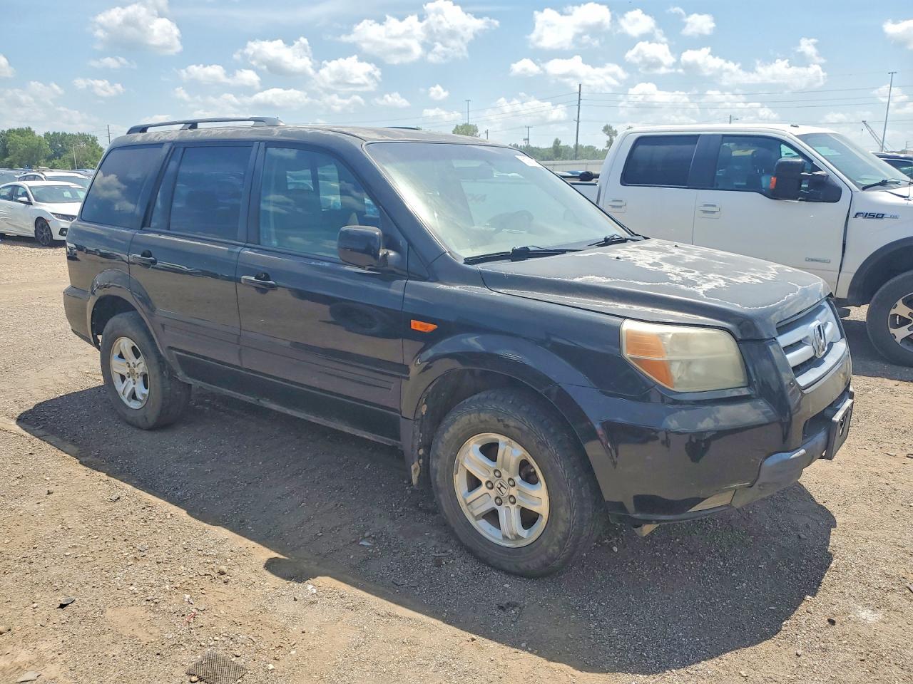 2008 Honda Pilot Vp Черный vin: 5FNYF182X8B042010