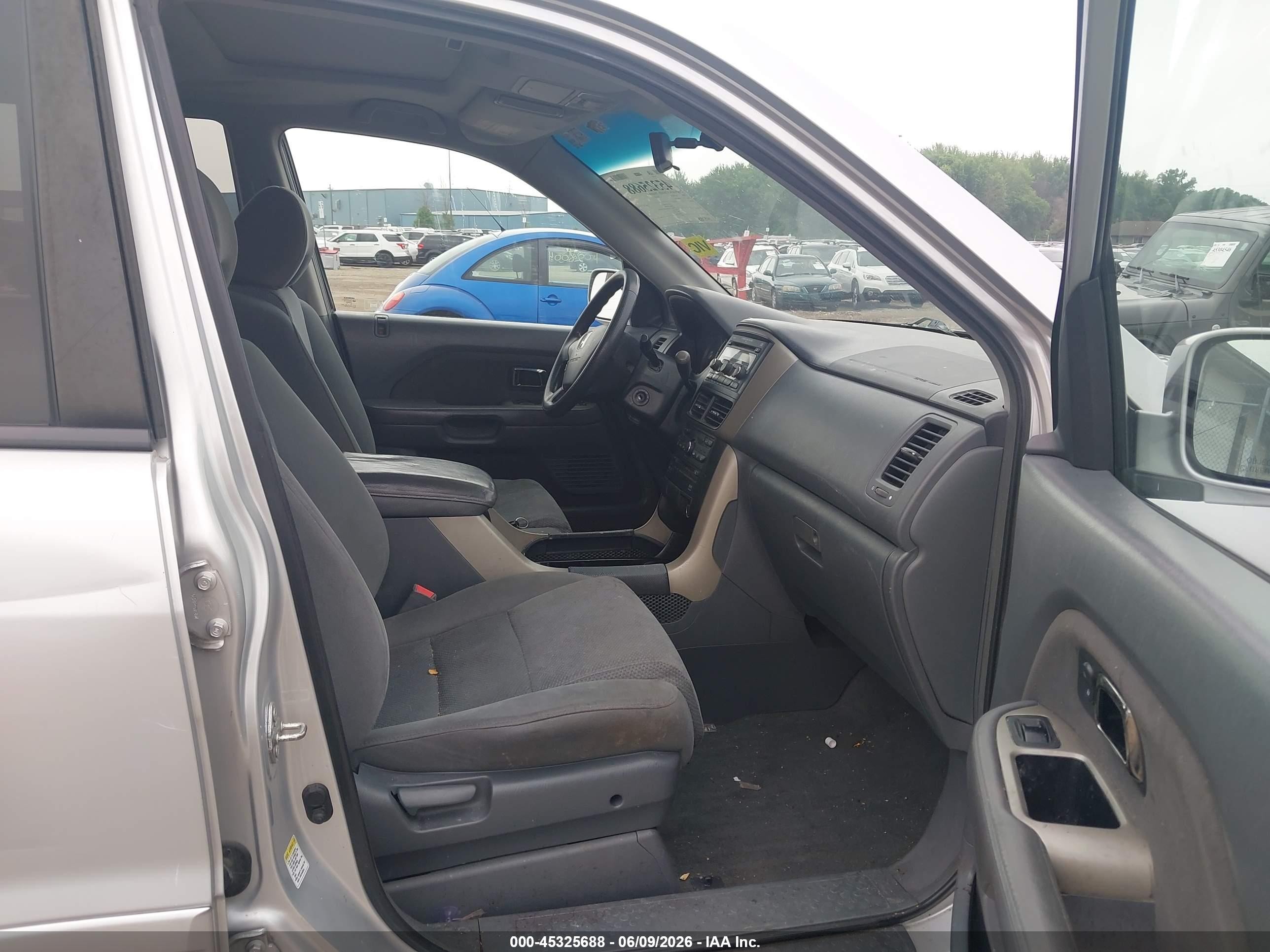 2008 Honda Pilot Se Silver vin: 5FNYF18308B052277