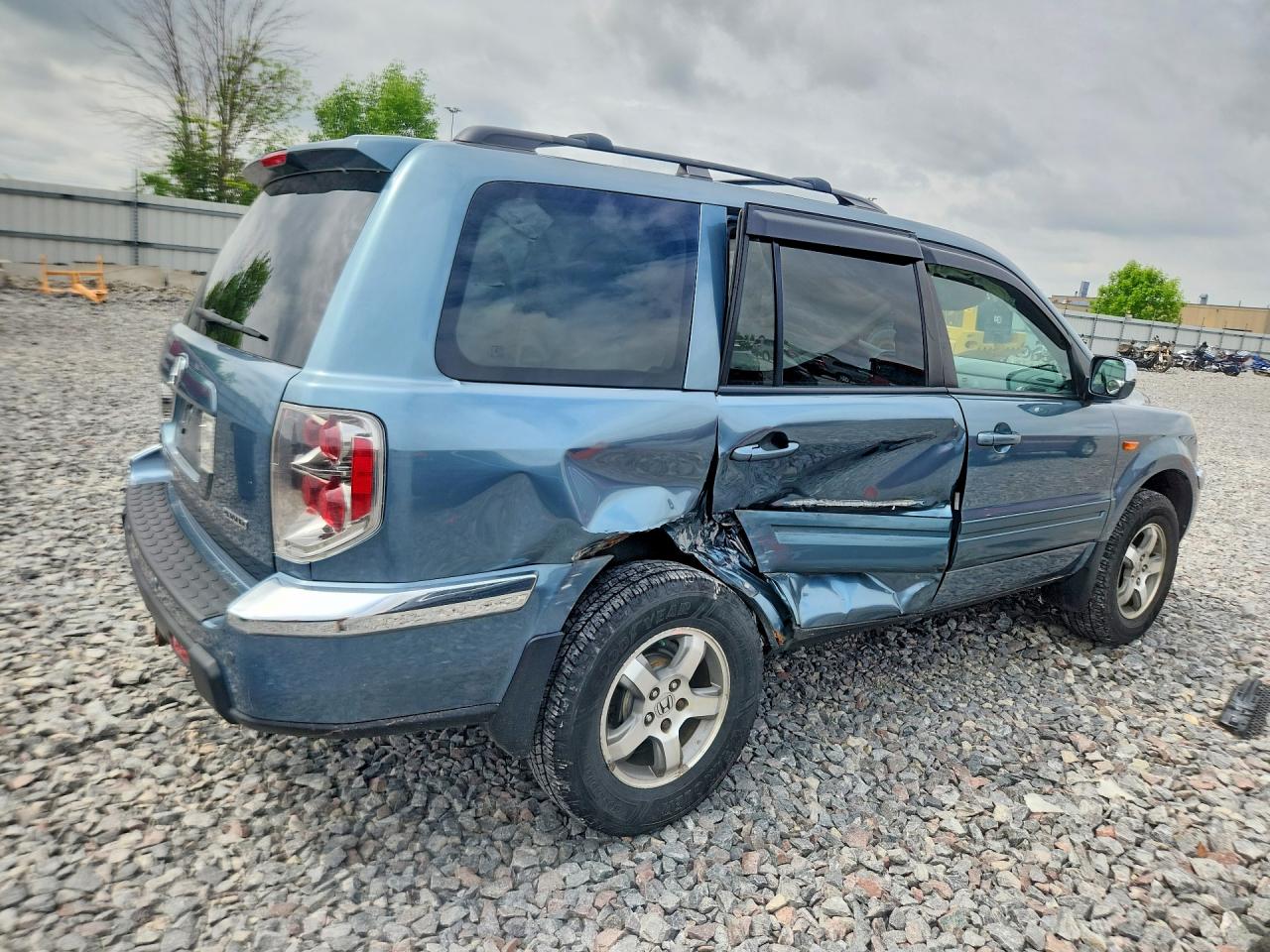 2008 Honda Pilot Se Blue vin: 5FNYF18318B016307