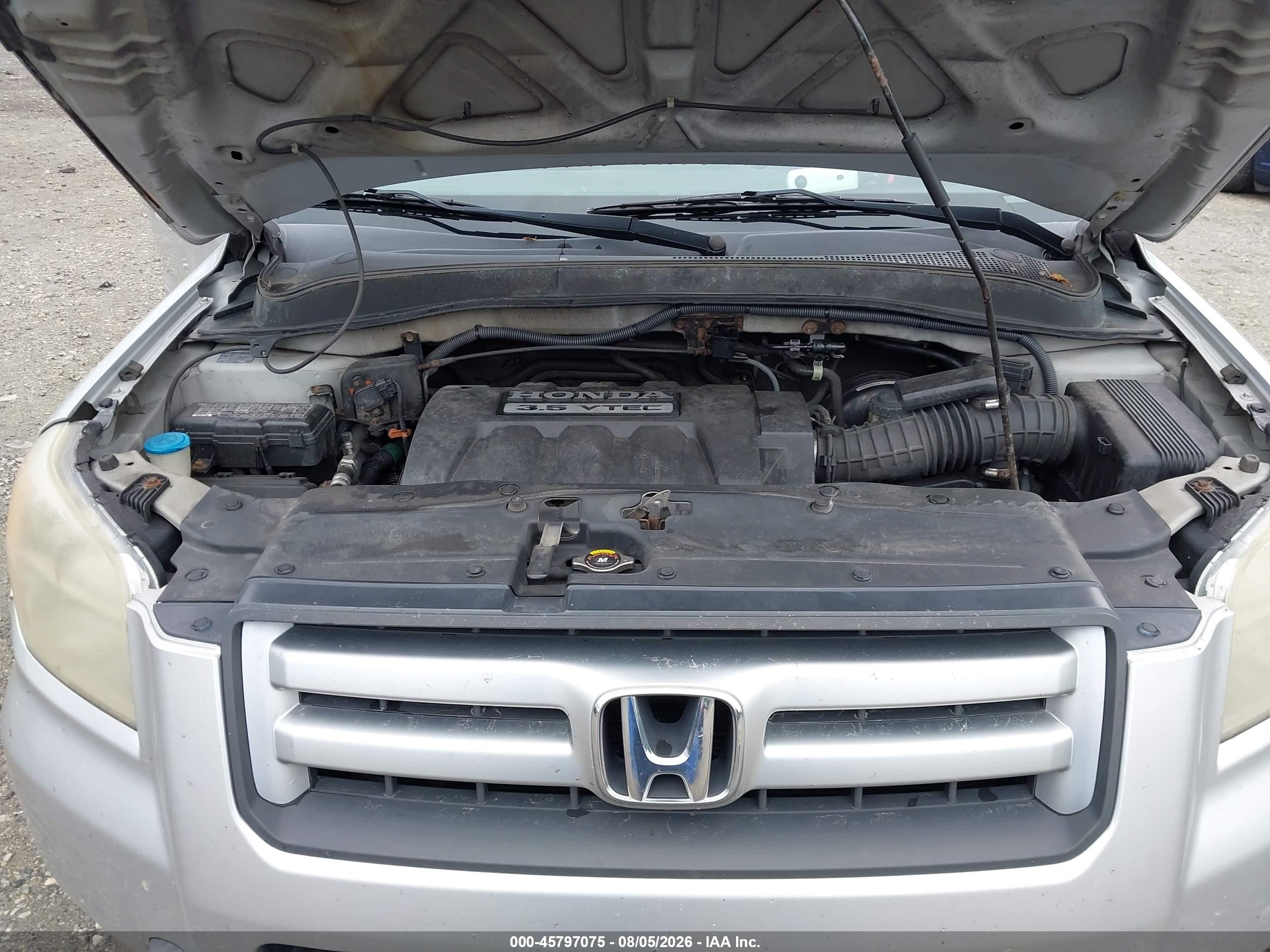 2008 Honda Pilot Se Серебряный vin: 5FNYF18338B053827