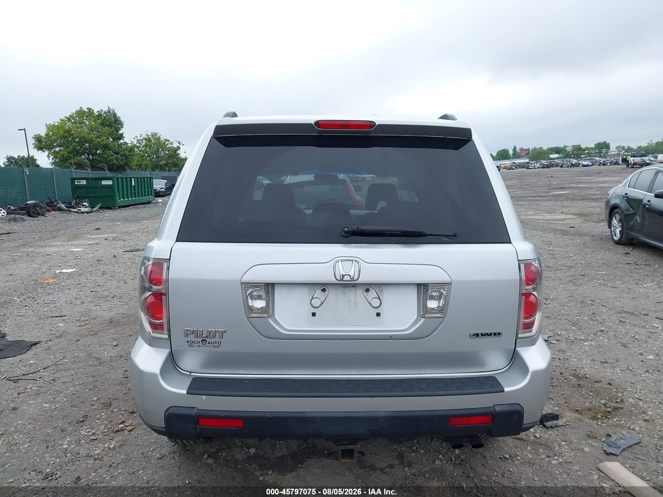 2008 Honda Pilot Se Серебряный vin: 5FNYF18338B053827
