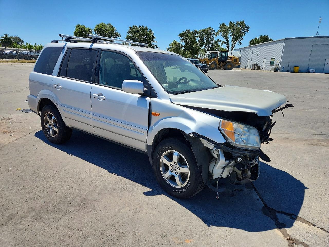 2008 Honda Pilot Se Silver vin: 5FNYF18348B047339
