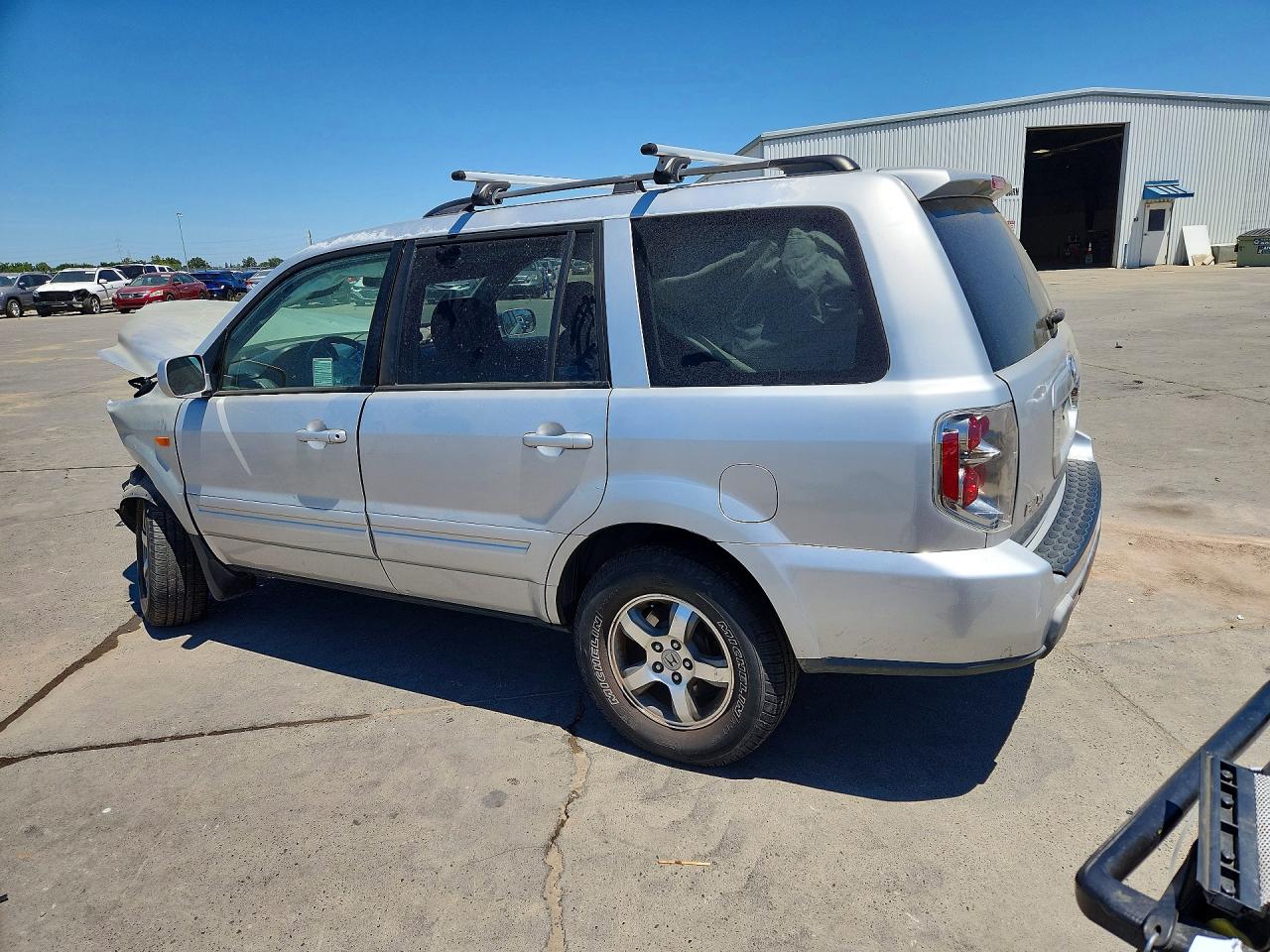 2008 Honda Pilot Se Silver vin: 5FNYF18348B047339