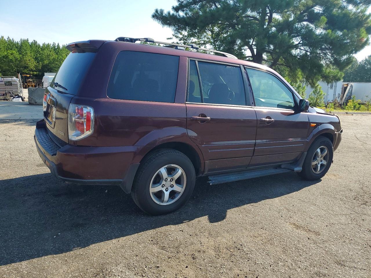 2008 Honda Pilot Se Бордовый vin: 5FNYF18358B004175