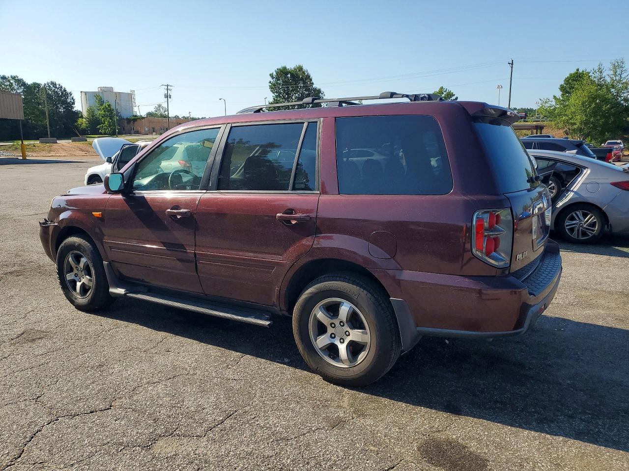 2008 Honda Pilot Se Бордовый vin: 5FNYF18358B004175