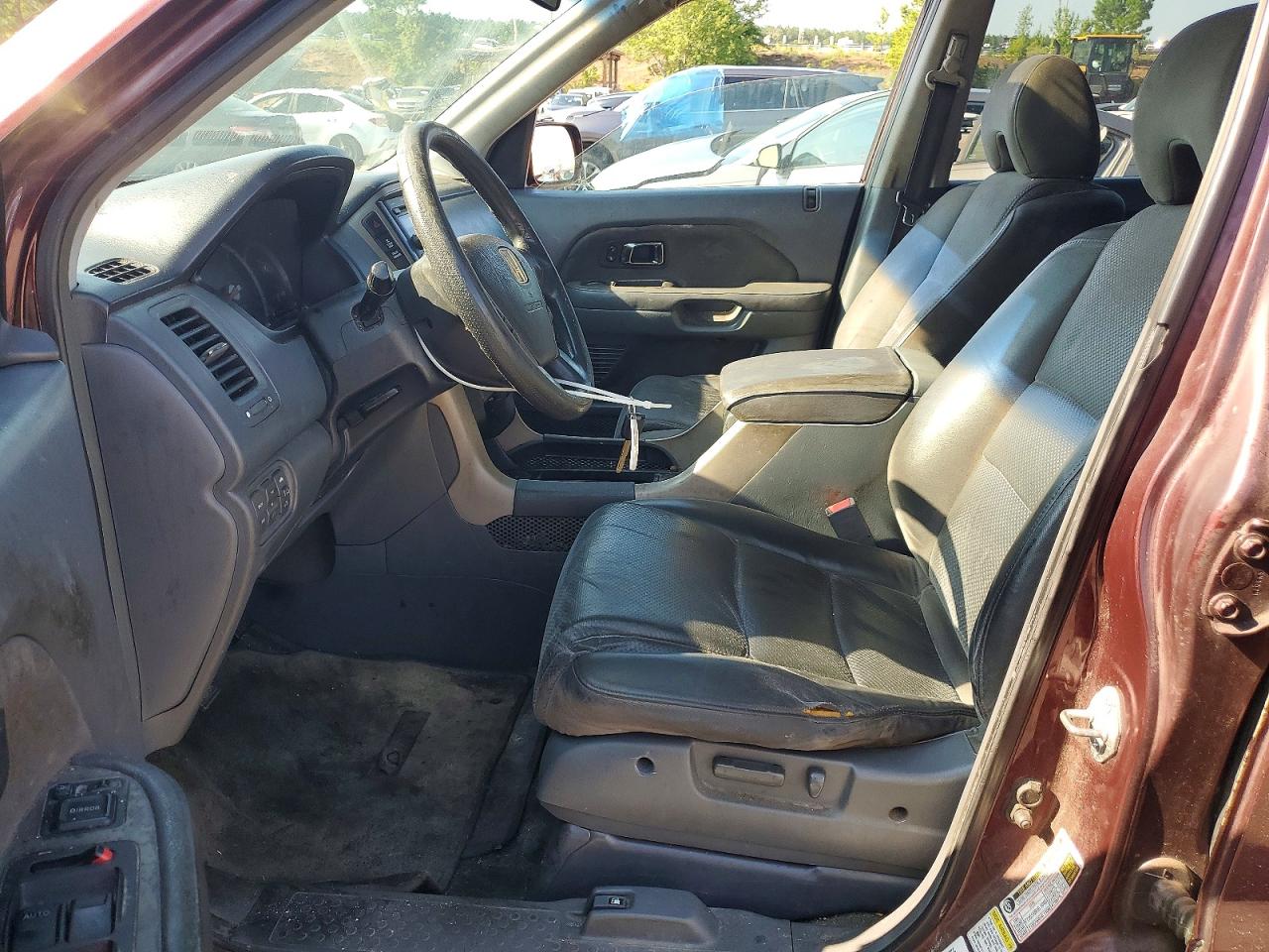 2008 Honda Pilot Se Бордовый vin: 5FNYF18358B004175