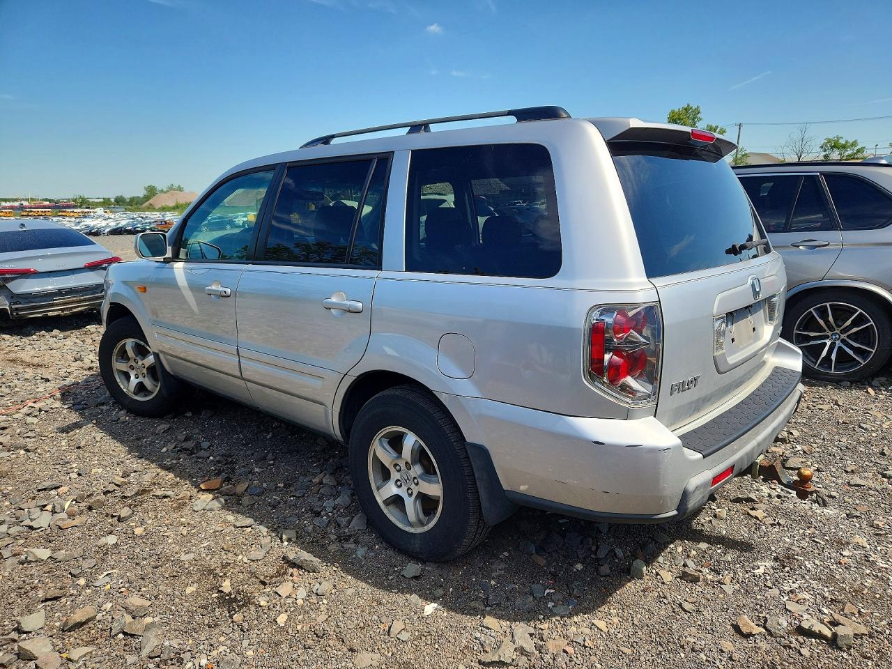 2008 Honda Pilot Se Silver vin: 5FNYF18368B032518