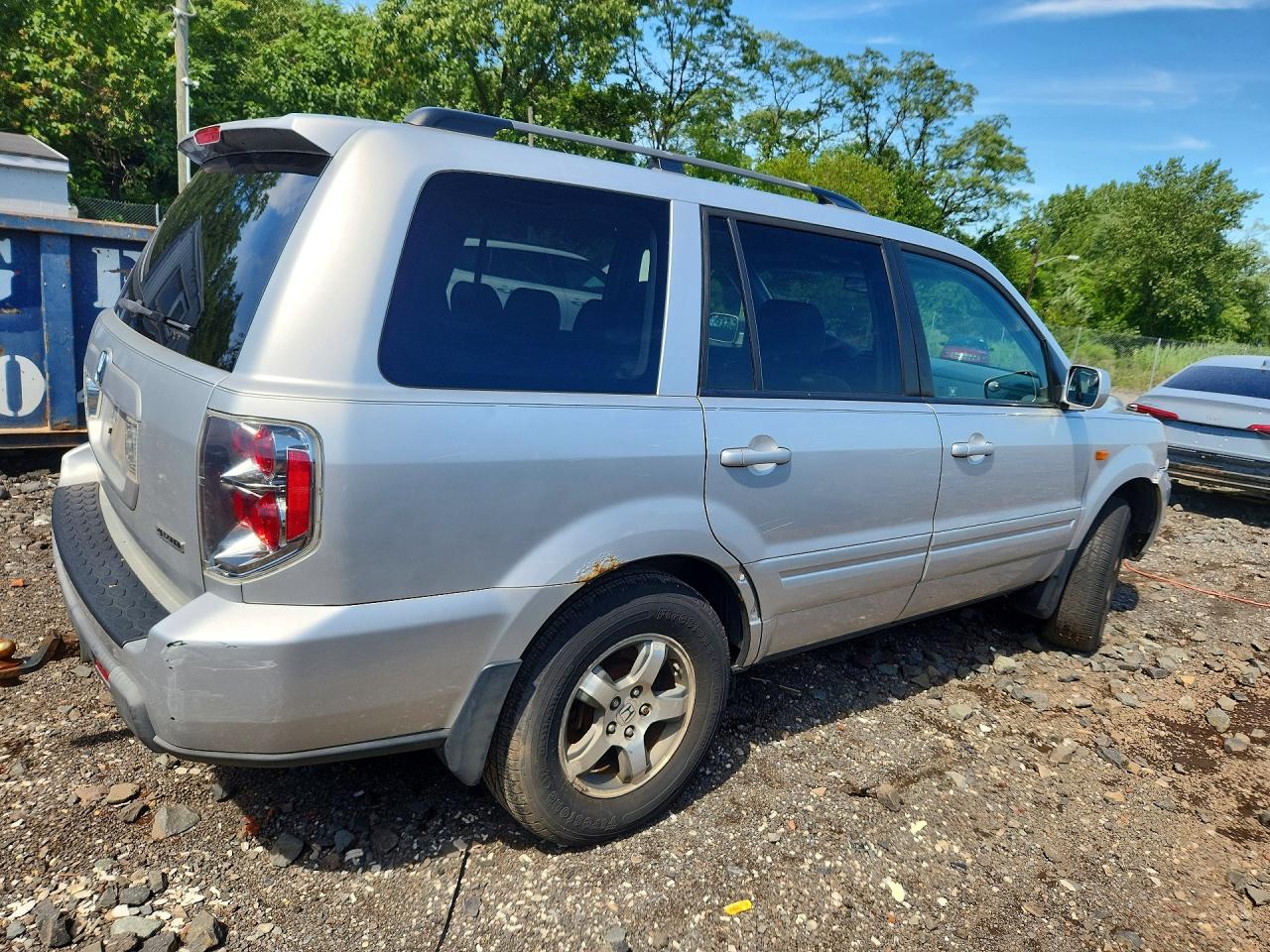 2008 Honda Pilot Se Silver vin: 5FNYF18368B032518