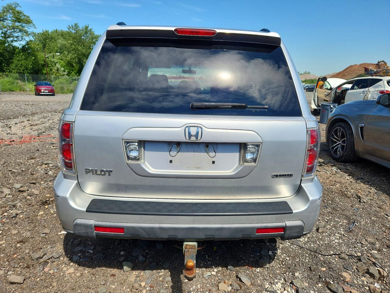 2008 Honda Pilot Se Silver vin: 5FNYF18368B032518