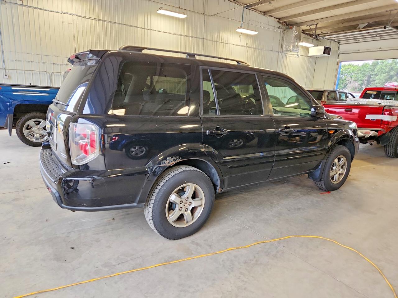 2008 Honda Pilot Se Black vin: 5FNYF18368B051053