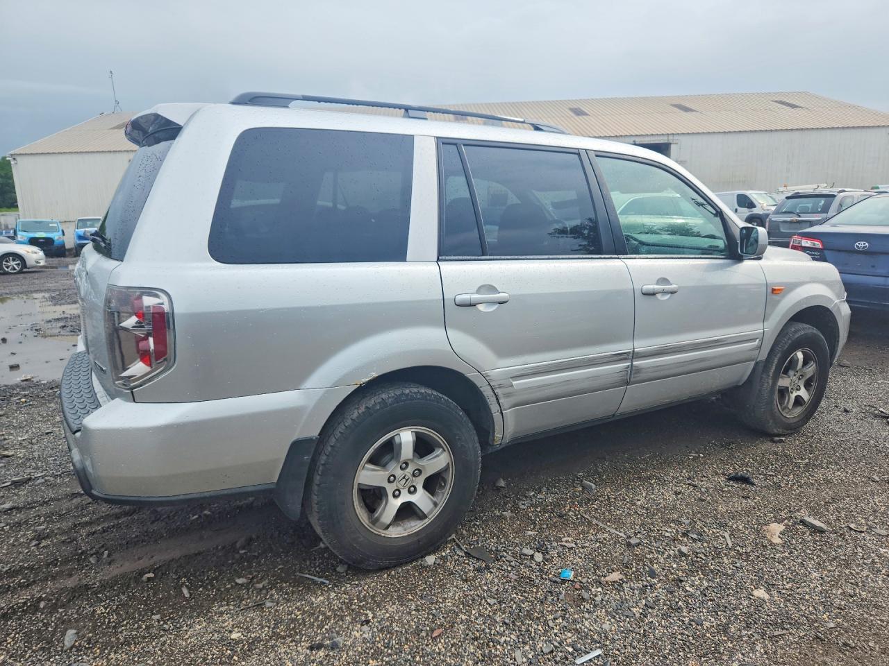 2008 Honda Pilot Se Silver vin: 5FNYF18378B034035