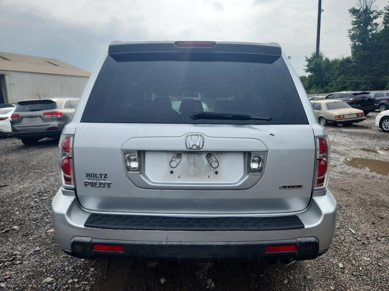 2008 Honda Pilot Se Silver vin: 5FNYF18378B034035
