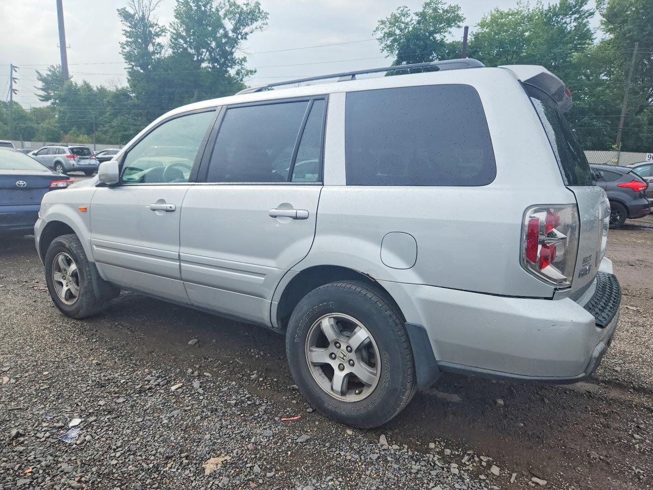 2008 Honda Pilot Se Silver vin: 5FNYF18378B034035