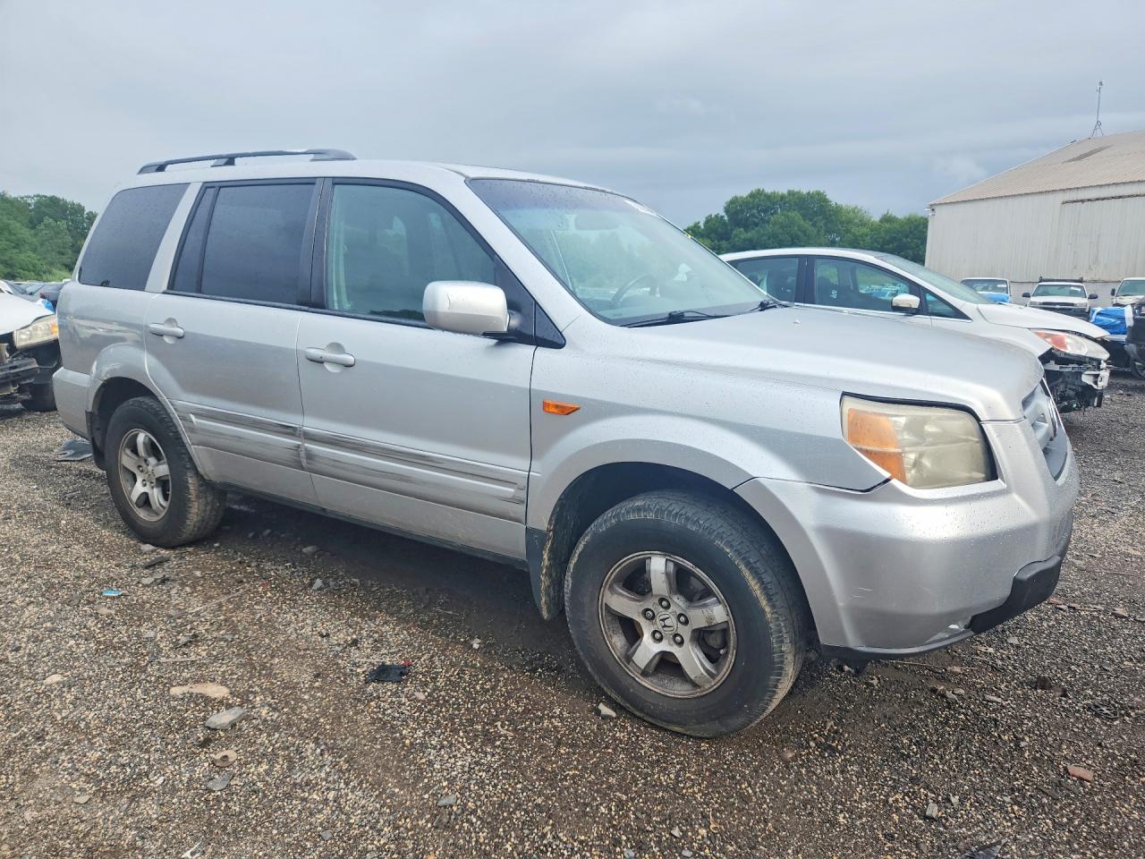 2008 Honda Pilot Se Silver vin: 5FNYF18378B034035