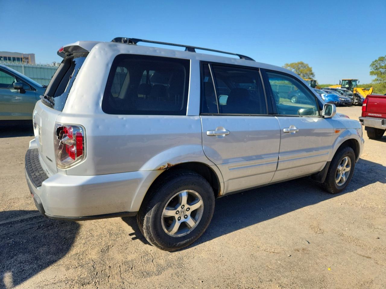 2008 Honda Pilot Se Серебряный vin: 5FNYF18378B054303
