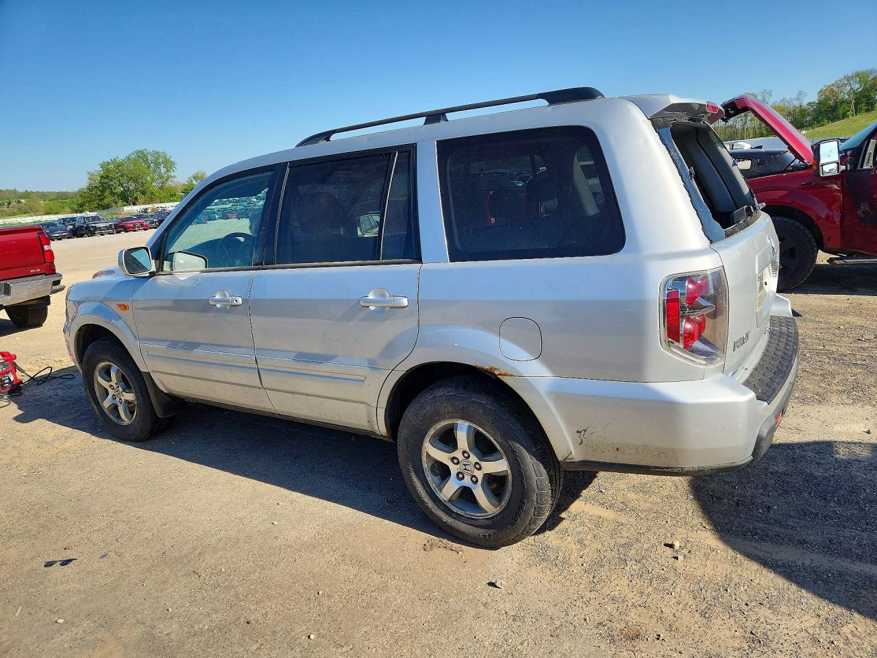 2008 Honda Pilot Se Серебряный vin: 5FNYF18378B054303