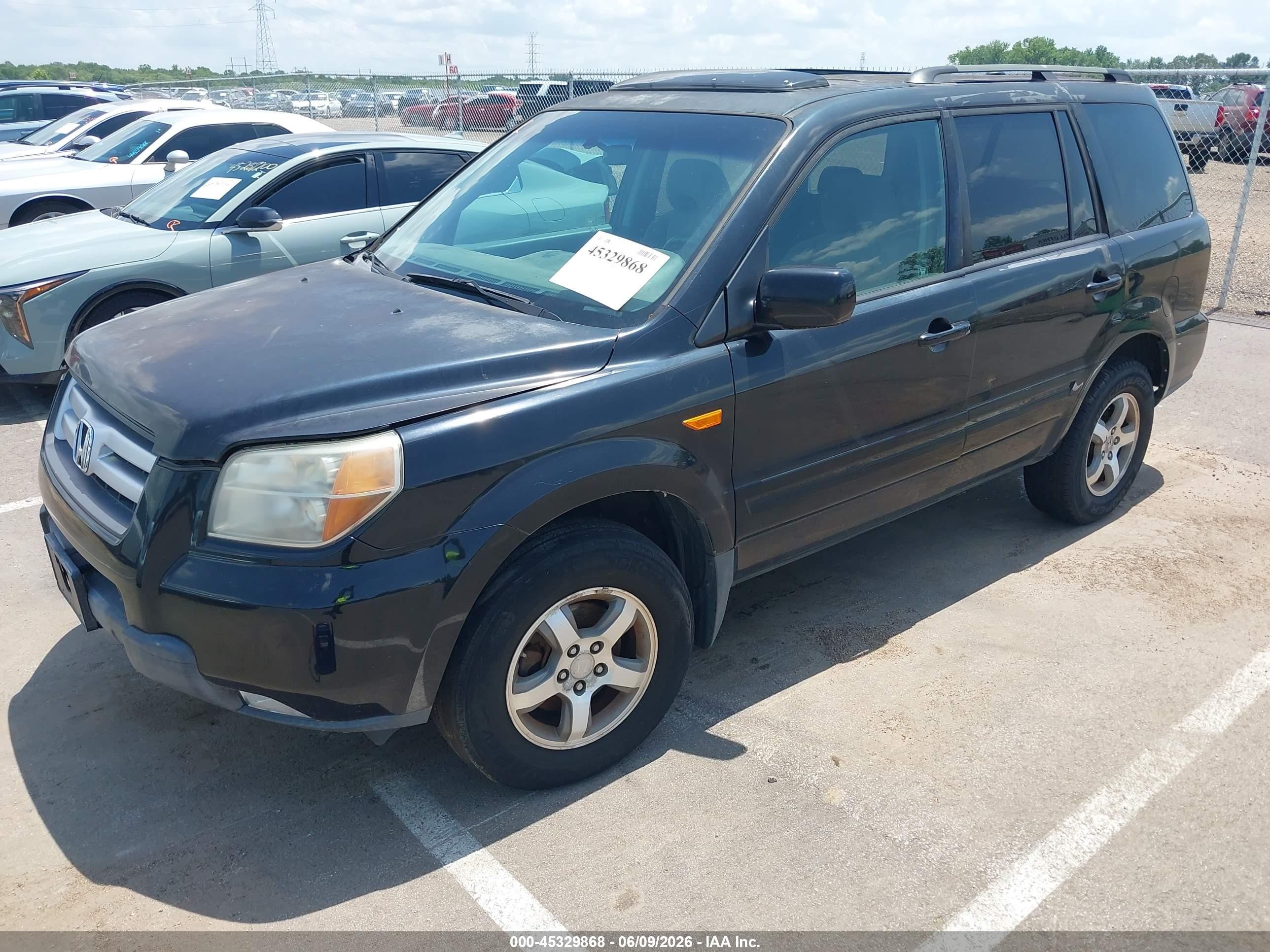 2008 Honda Pilot Se Black vin: 5FNYF18398B010500