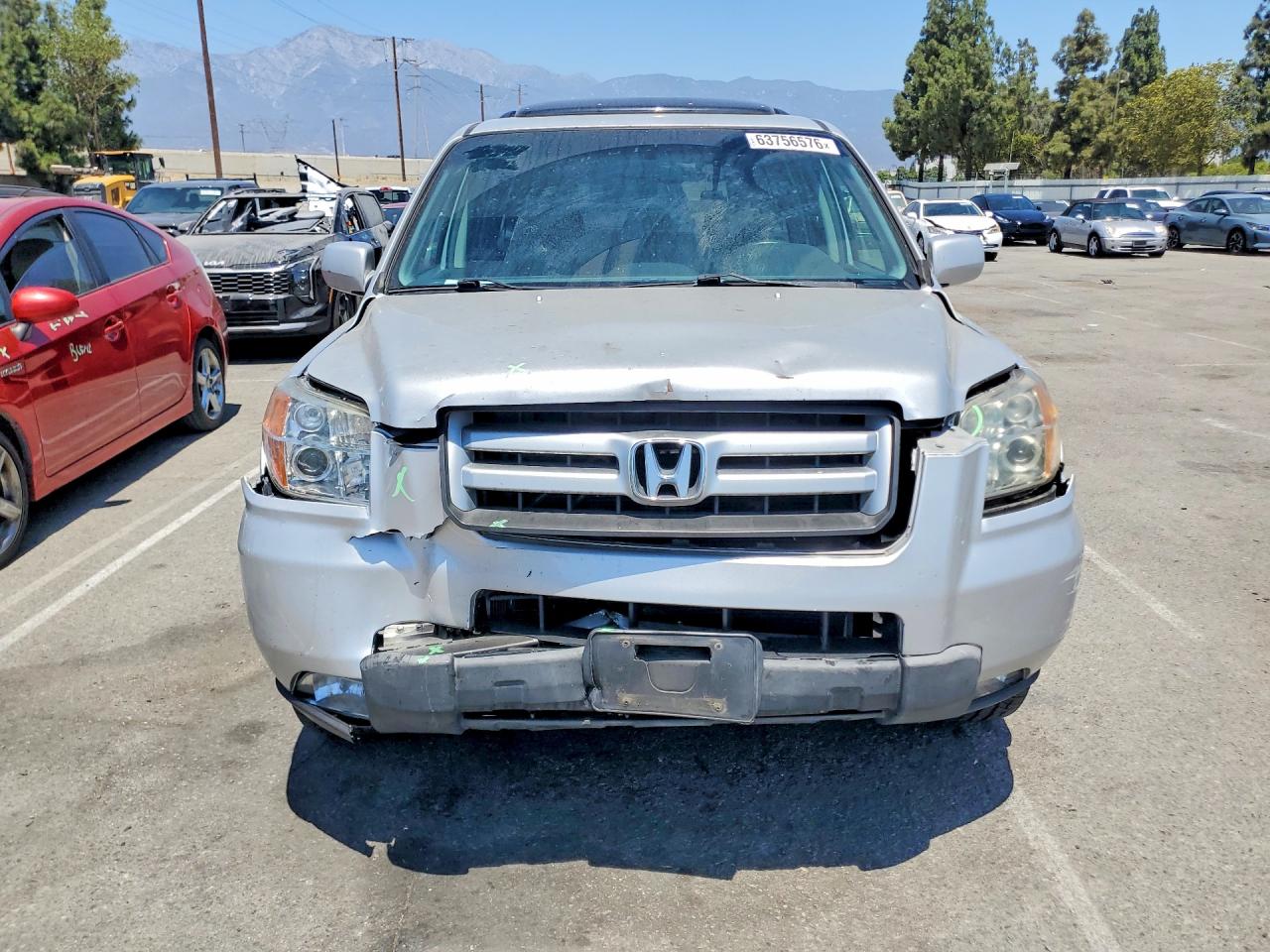 2008 Honda Pilot Se Silver vin: 5FNYF18398B023148