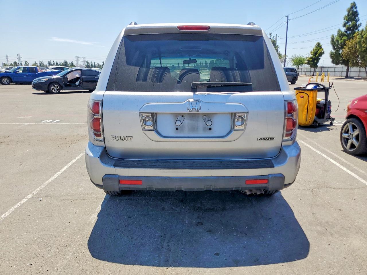 2008 Honda Pilot Se Silver vin: 5FNYF18398B023148