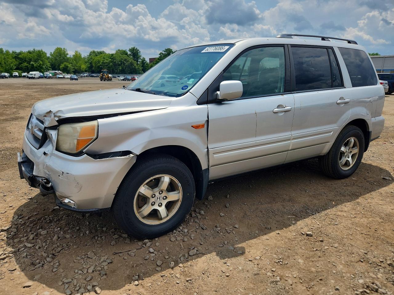 2008 Honda Pilot Se Silver vin: 5FNYF183X8B009422