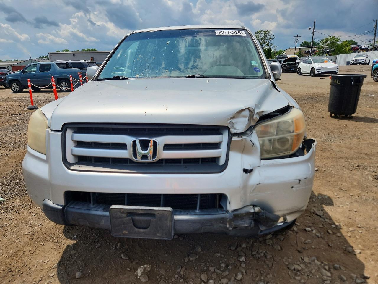 2008 Honda Pilot Se Silver vin: 5FNYF183X8B009422