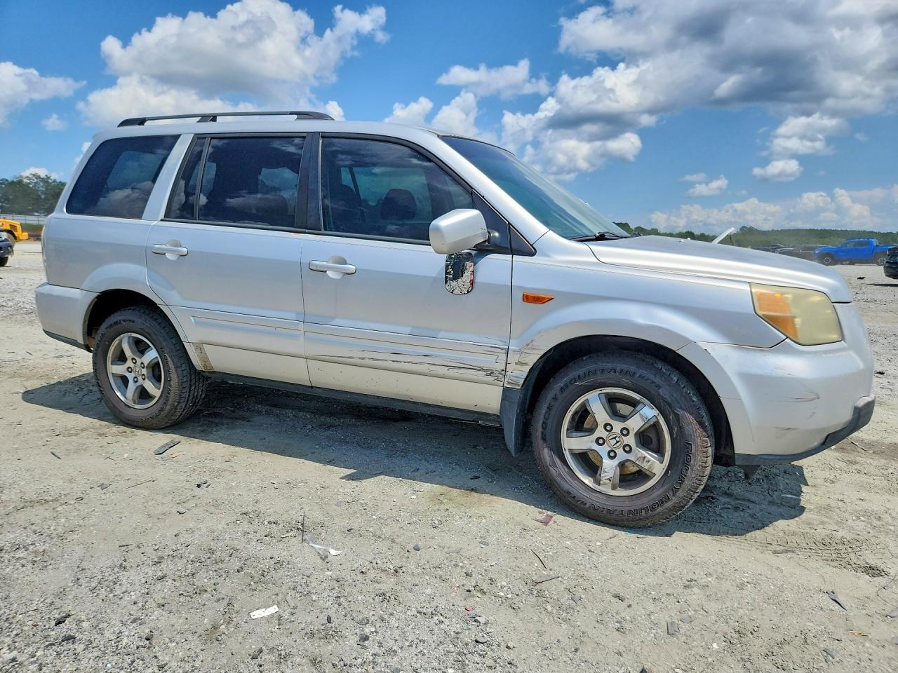2006 Honda Pilot Ex Silver vin: 5FNYF18406B001495