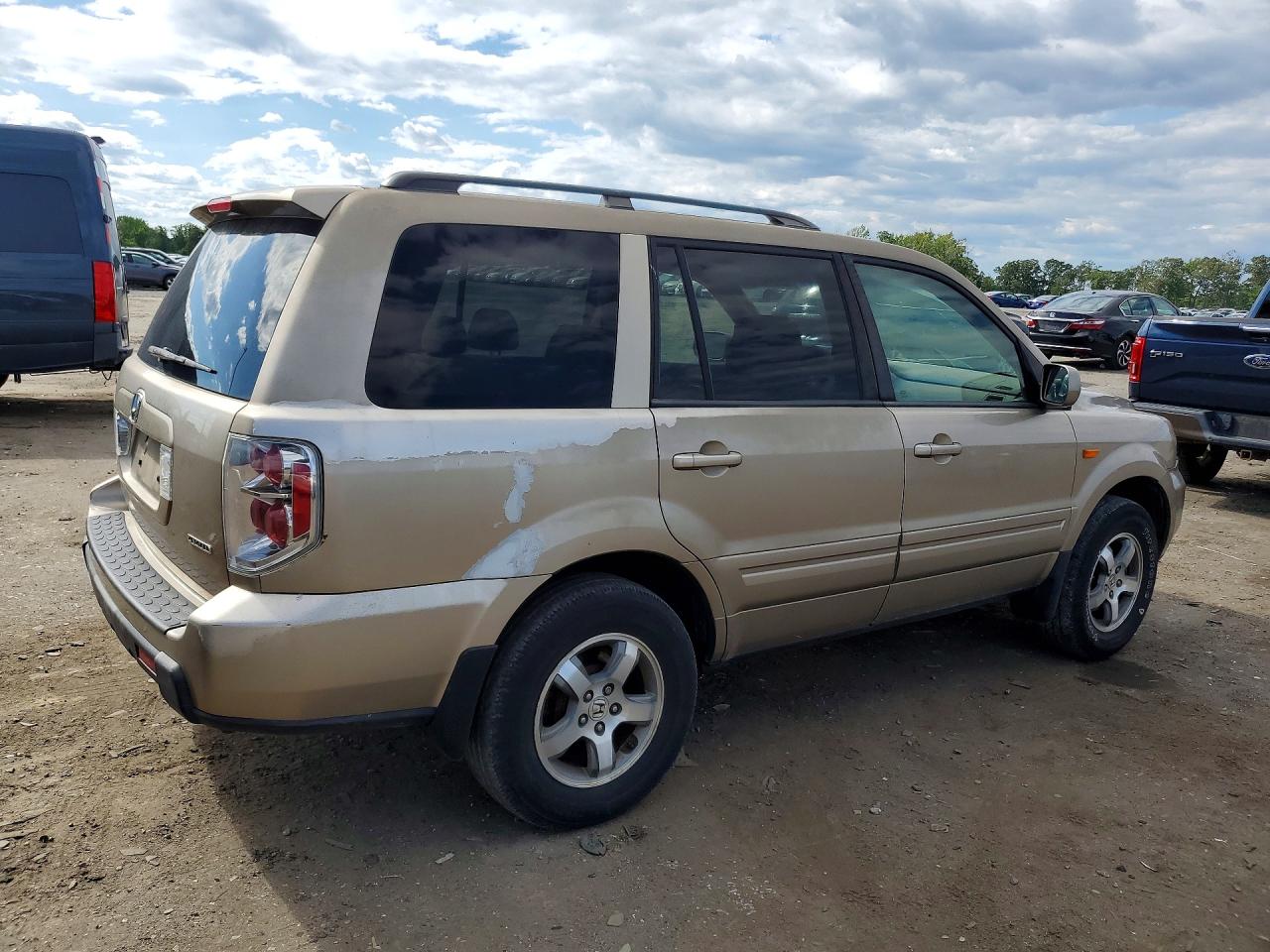 2006 Honda Pilot Ex Gold vin: 5FNYF18406B018376