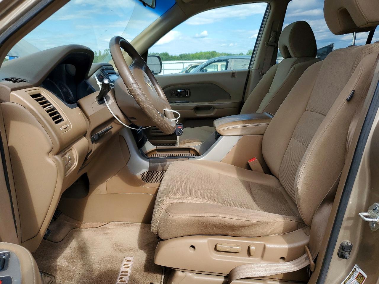 2006 Honda Pilot Ex Gold vin: 5FNYF18406B018376