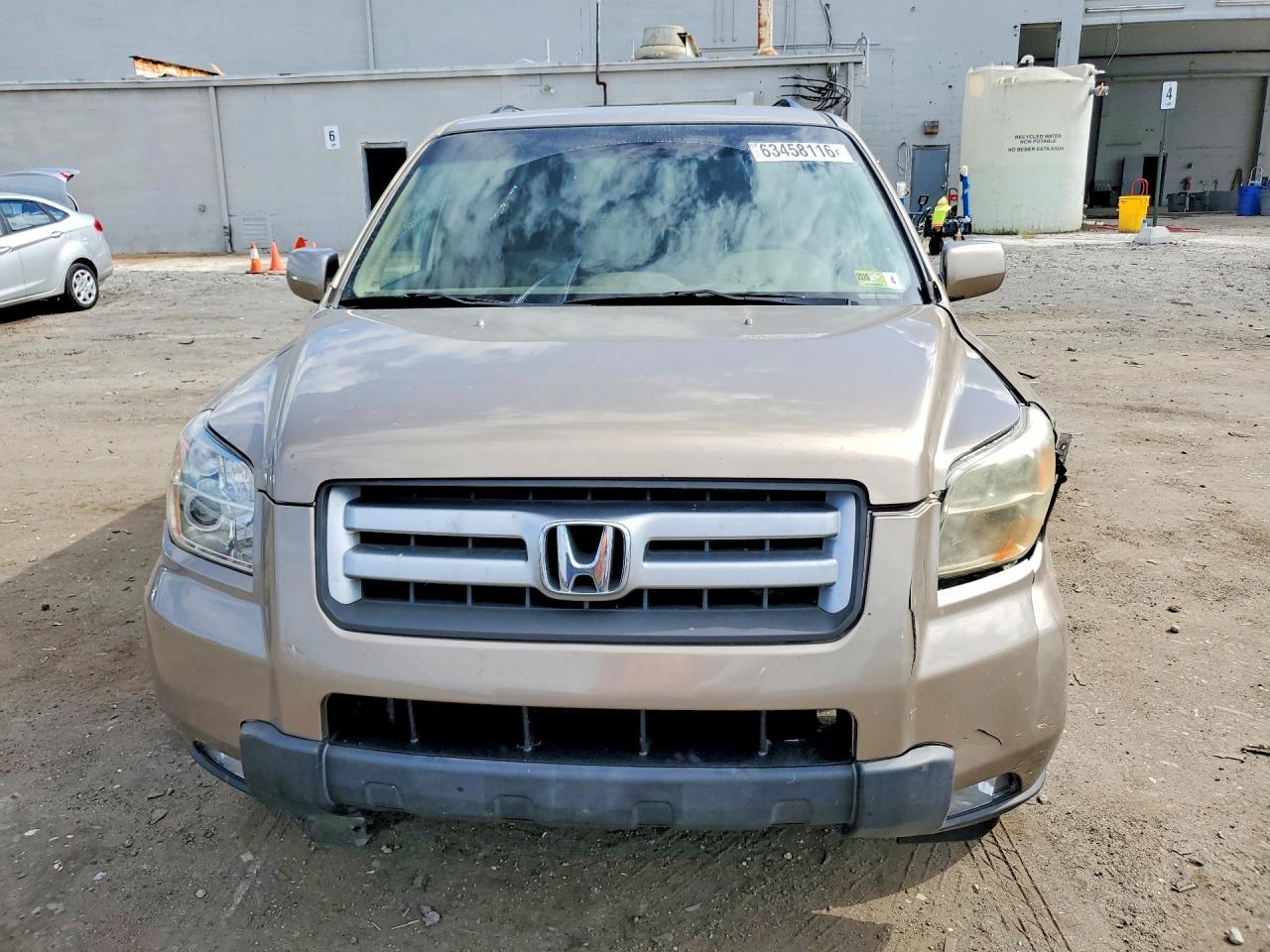 2006 Honda Pilot Ex Gold vin: 5FNYF18406B018376