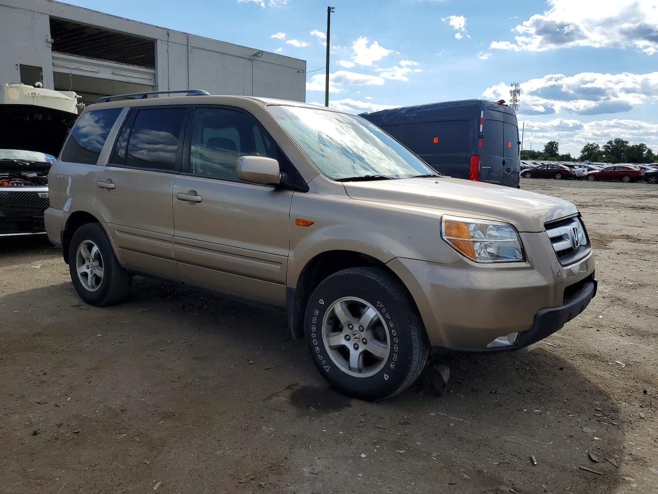 2006 Honda Pilot Ex Gold vin: 5FNYF18406B018376