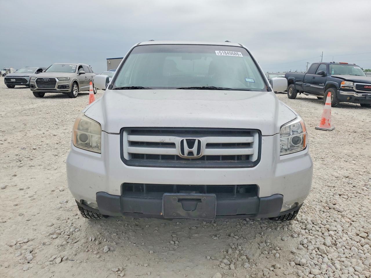 2007 Honda Pilot Ex Silver vin: 5FNYF18417B020610