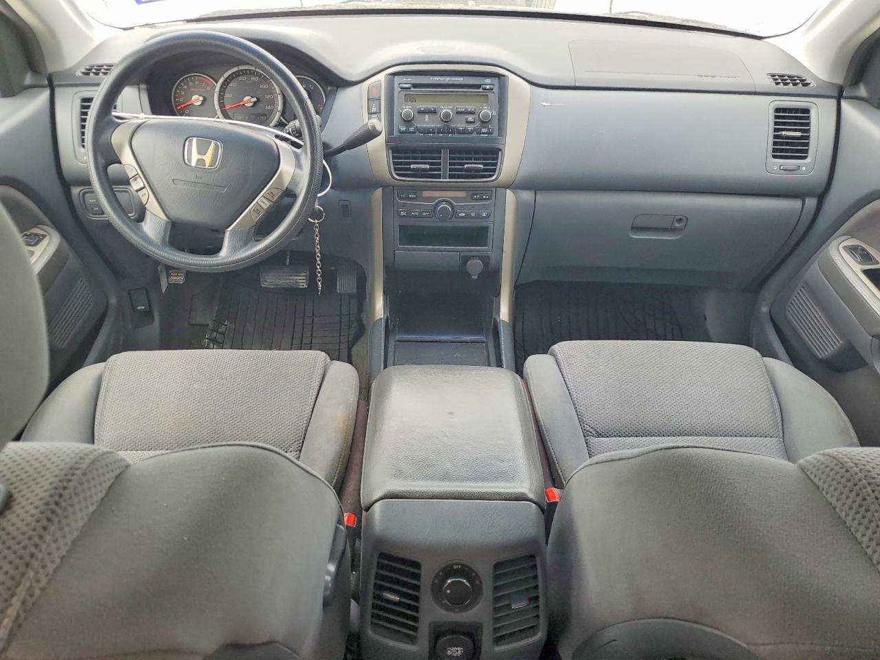 2007 Honda Pilot Ex Silver vin: 5FNYF18417B020610