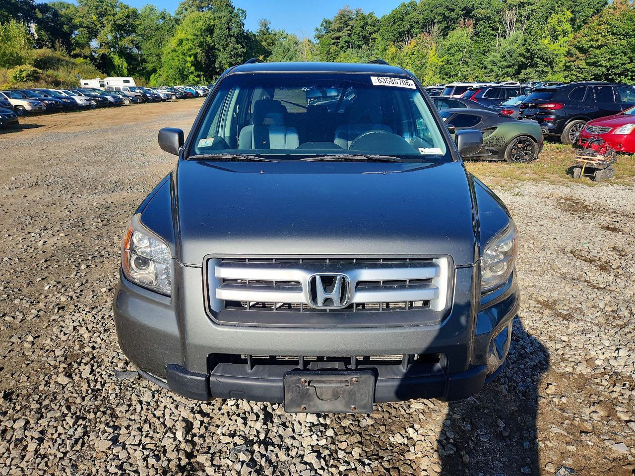 2007 Honda Pilot Ex Серый vin: 5FNYF18417B032286