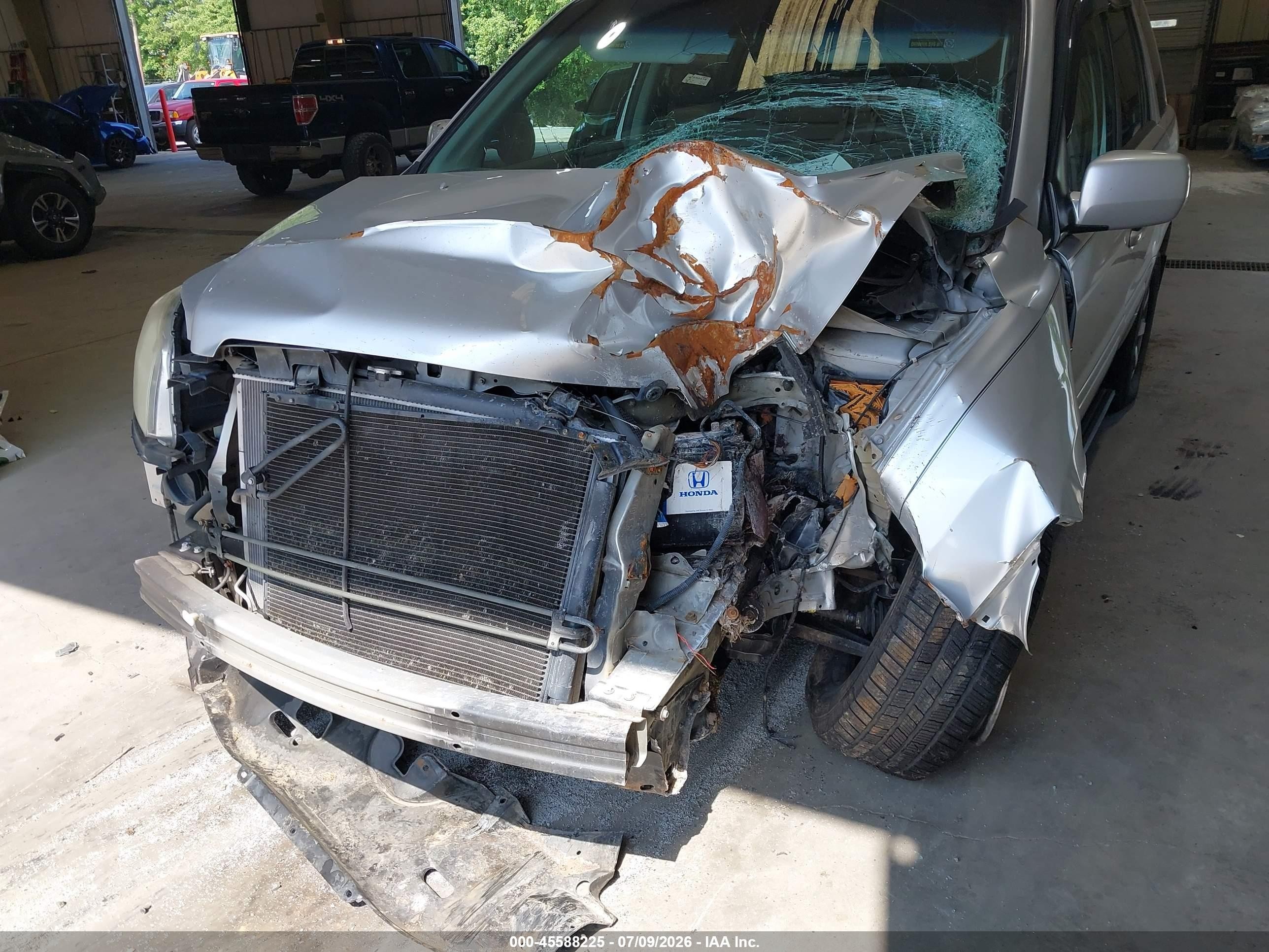 2006 Honda Pilot Ex Серебряный vin: 5FNYF18426B013213