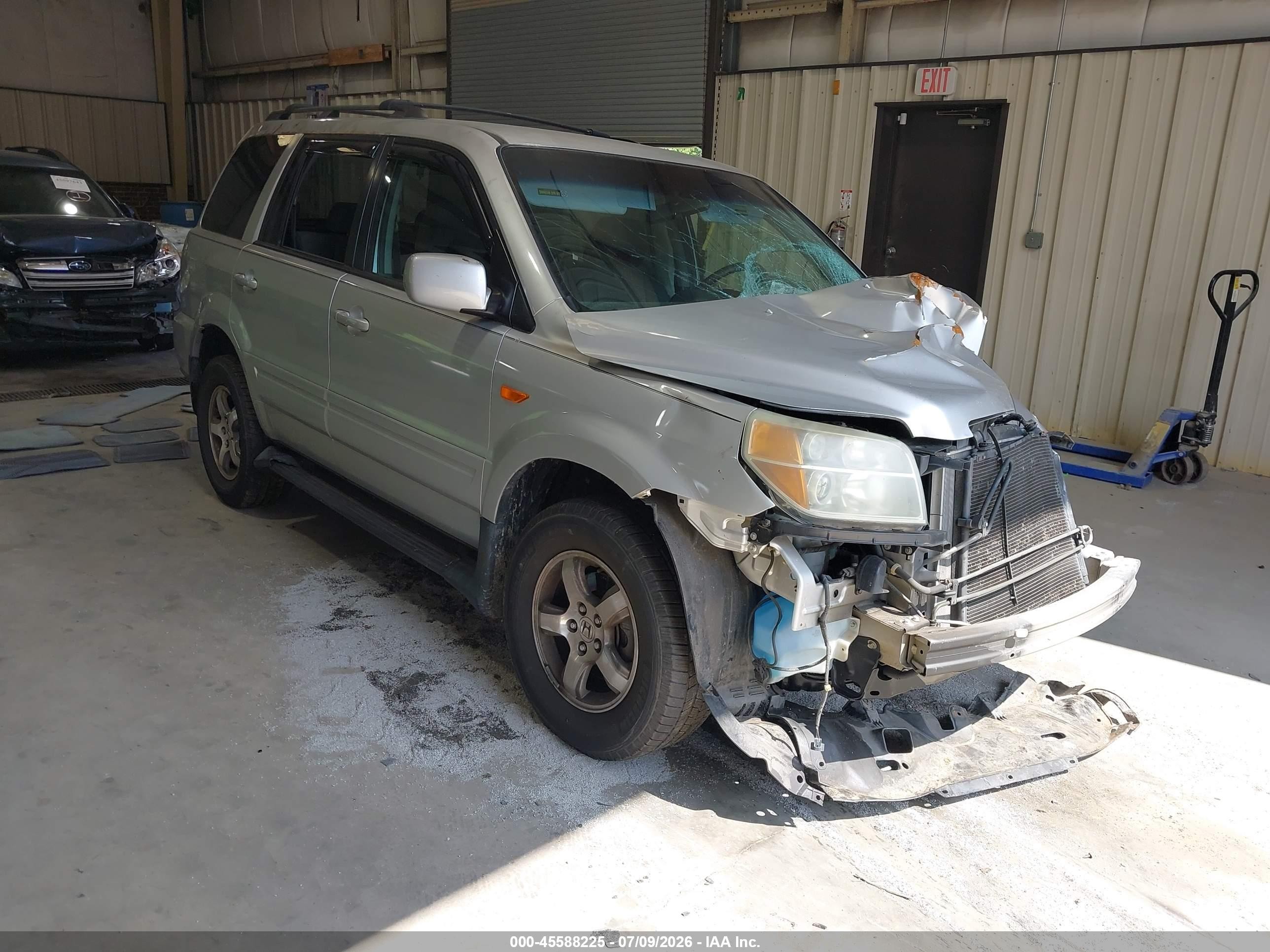 2006 Honda Pilot Ex Серебряный vin: 5FNYF18426B013213