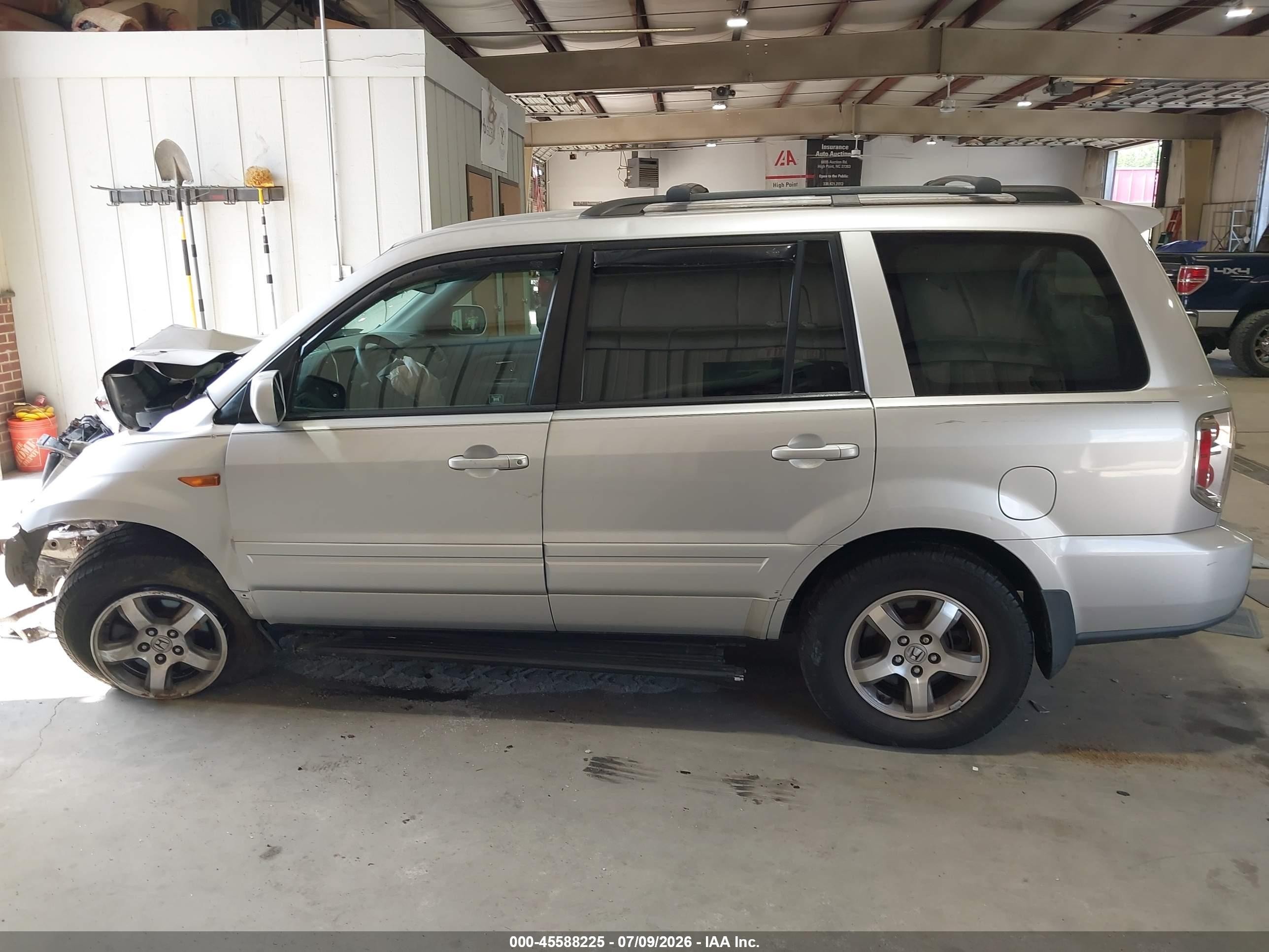 2006 Honda Pilot Ex Серебряный vin: 5FNYF18426B013213