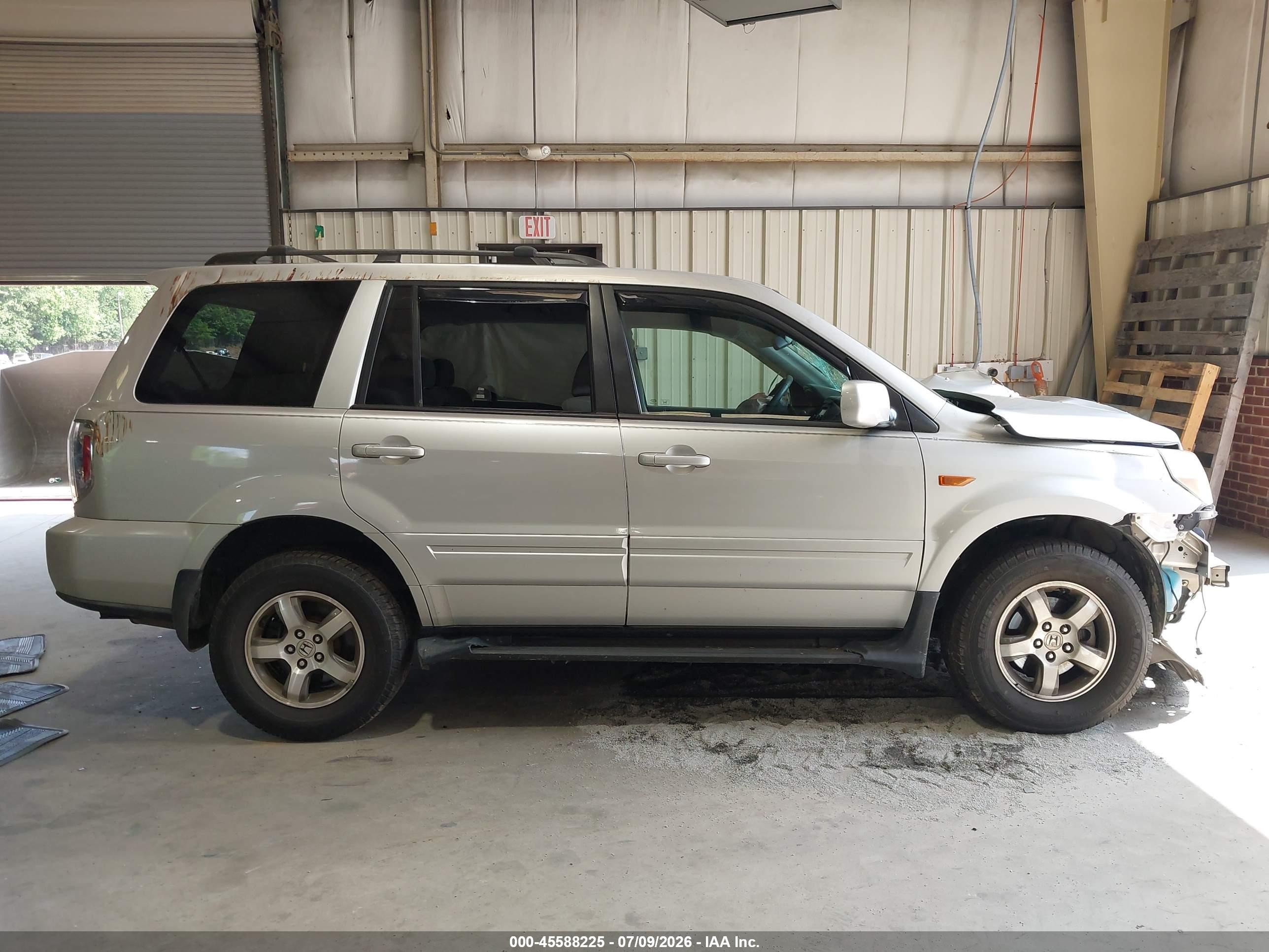 2006 Honda Pilot Ex Серебряный vin: 5FNYF18426B013213