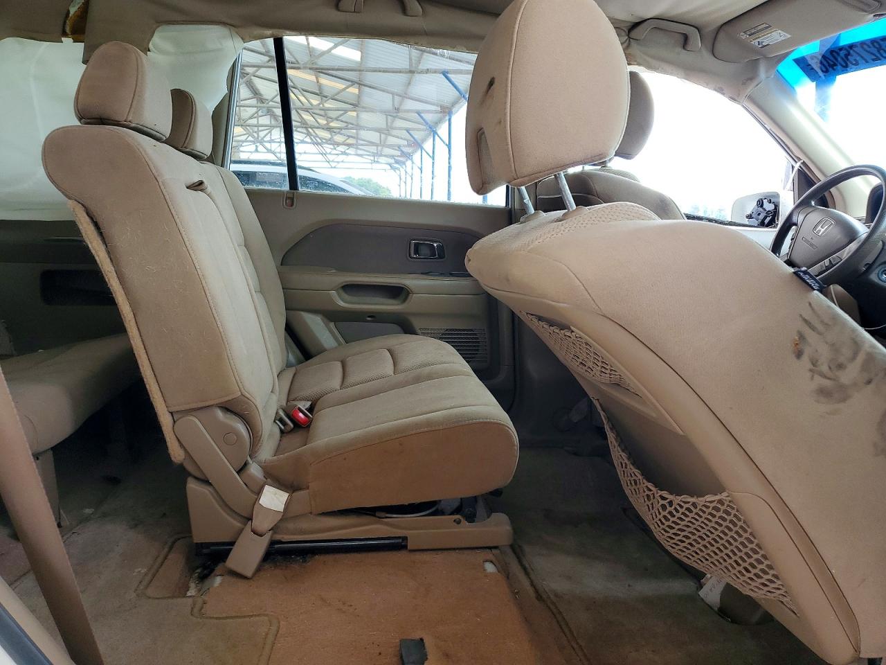 2007 Honda Pilot Ex White vin: 5FNYF18427B017554