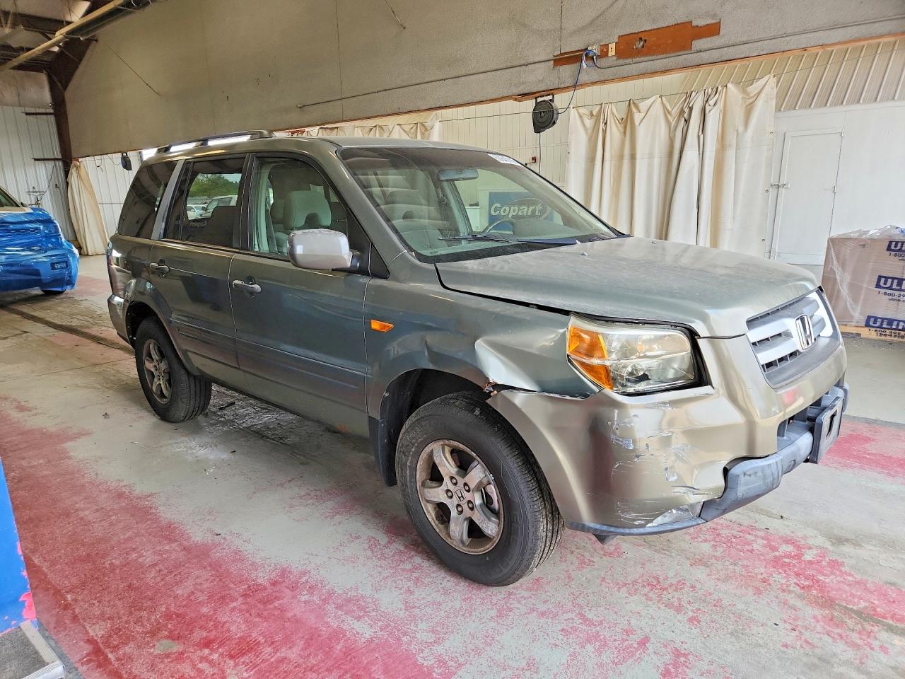 2008 Honda Pilot Ex Green vin: 5FNYF18428B028054