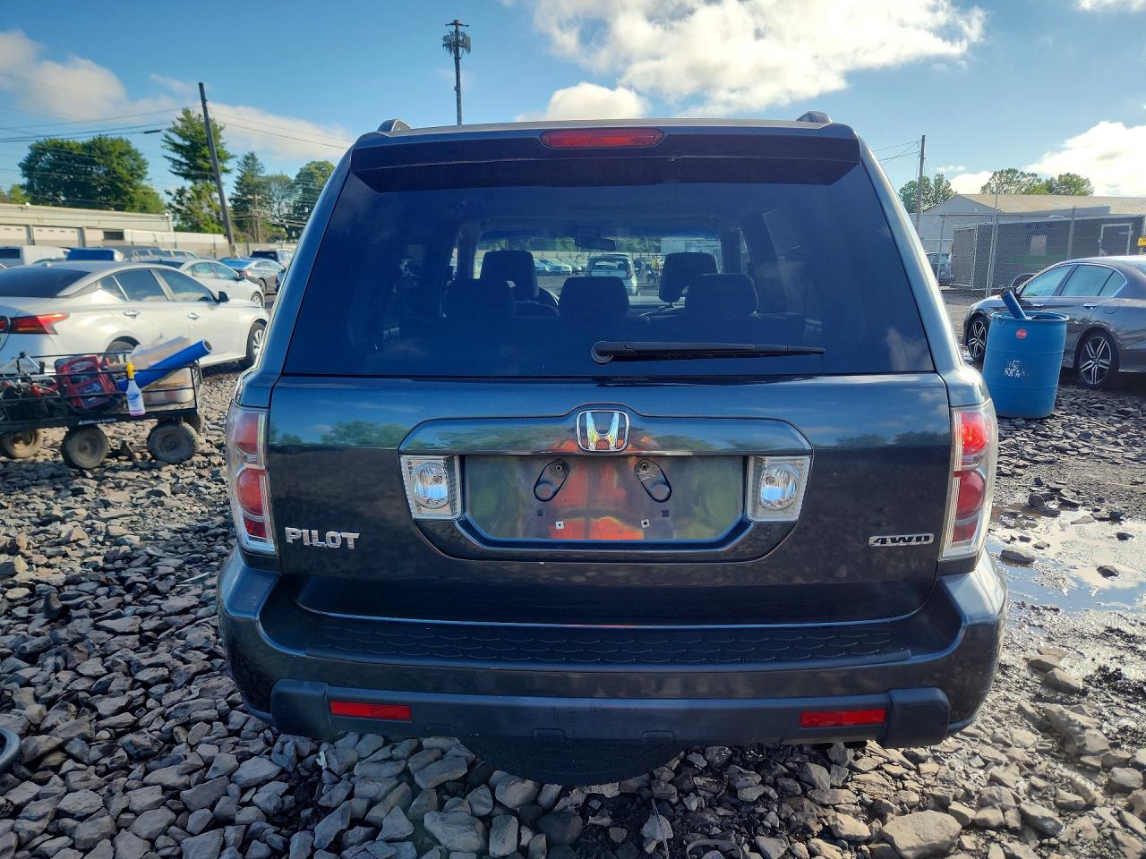 2006 Honda Pilot Ex Charcoal vin: 5FNYF18436B006089