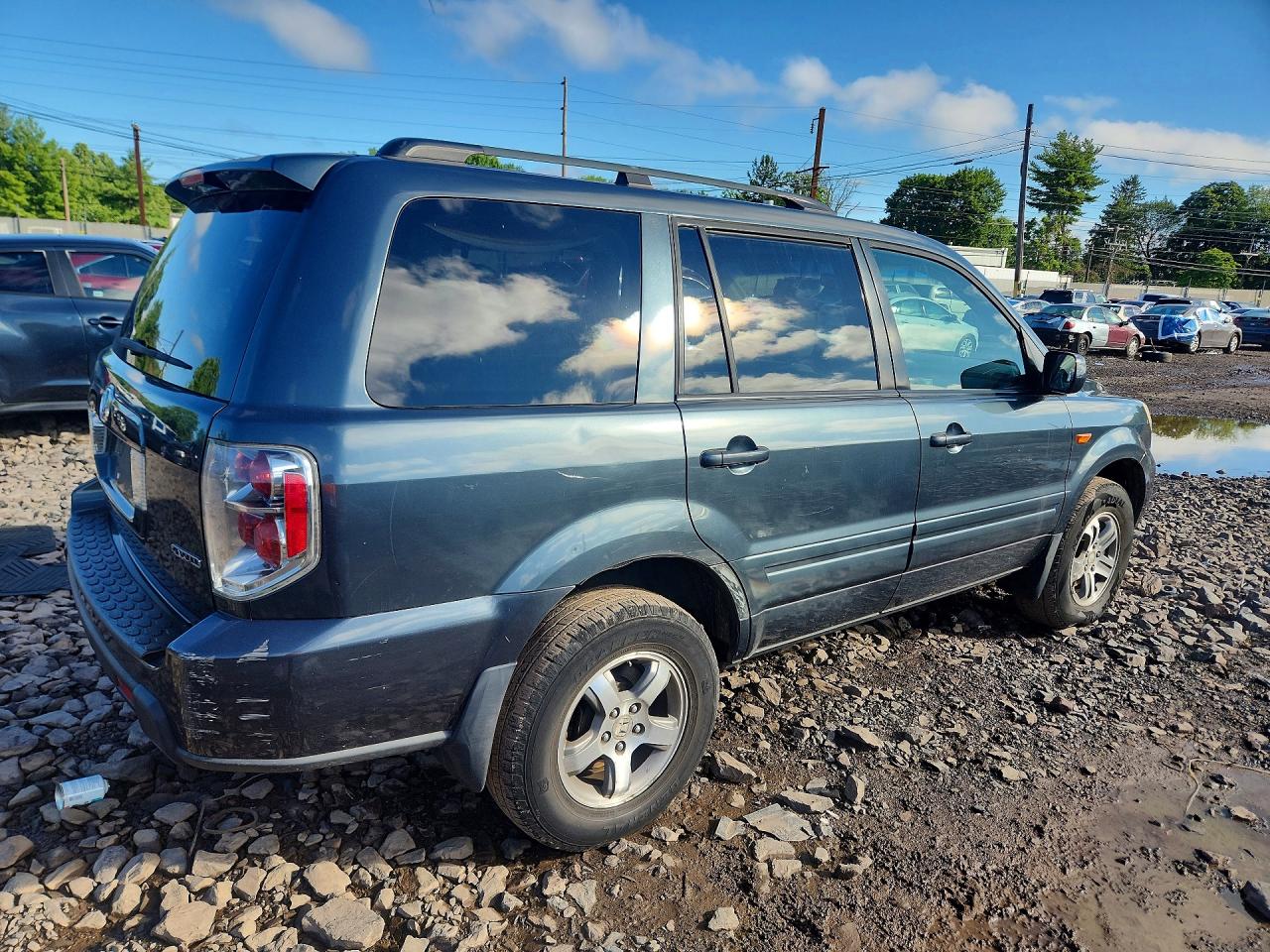 2006 Honda Pilot Ex Charcoal vin: 5FNYF18436B006089