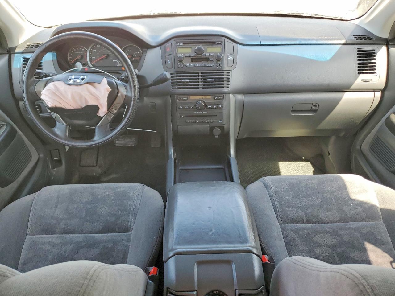 2005 Honda Pilot Ex Silver vin: 5FNYF18445B008478
