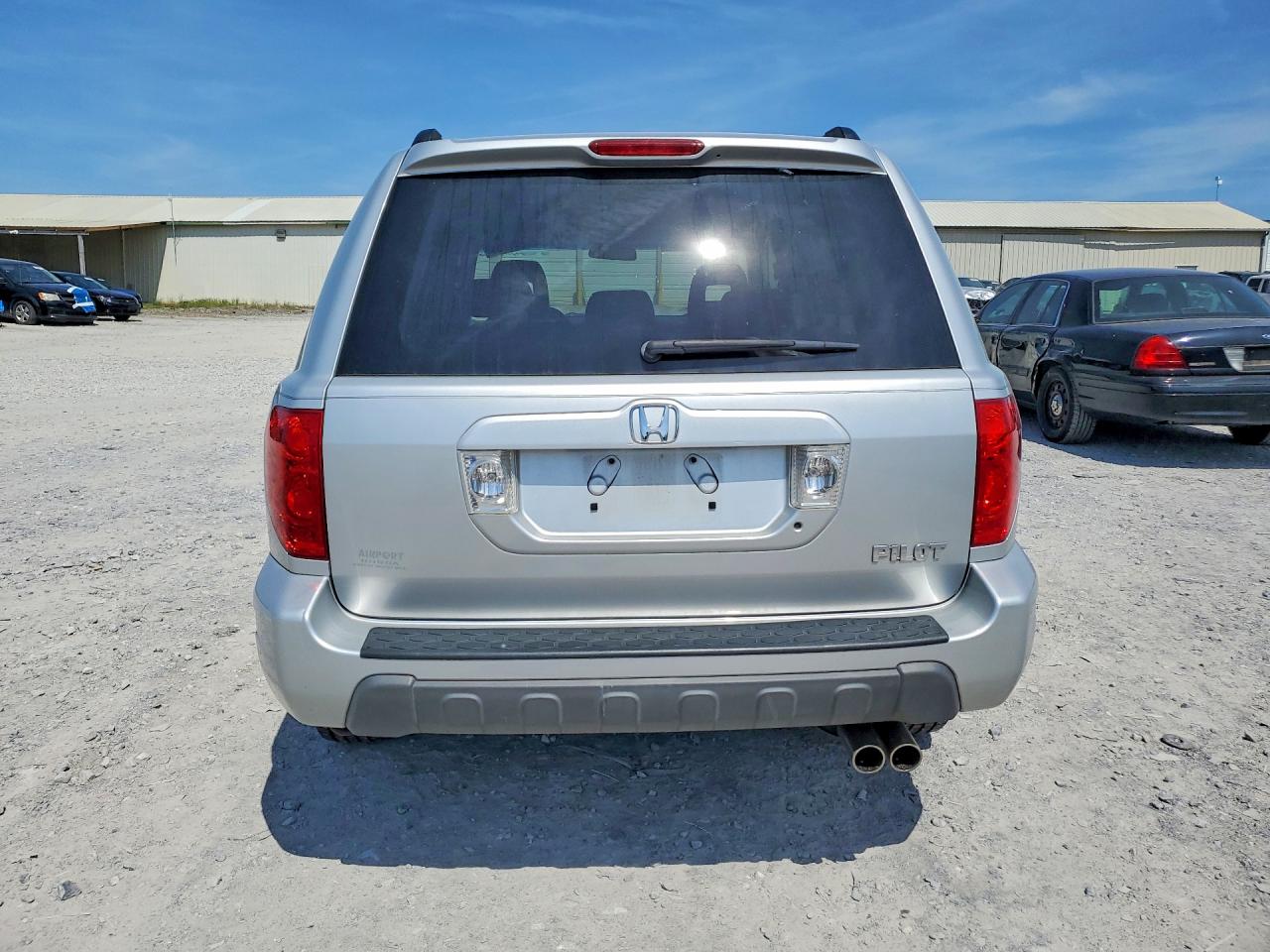 2005 Honda Pilot Ex Silver vin: 5FNYF18445B008478
