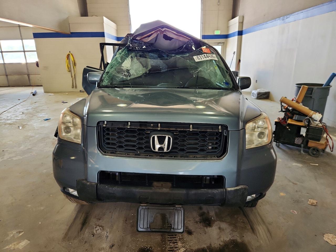 2006 Honda Pilot Ex Blue vin: 5FNYF18446B014170