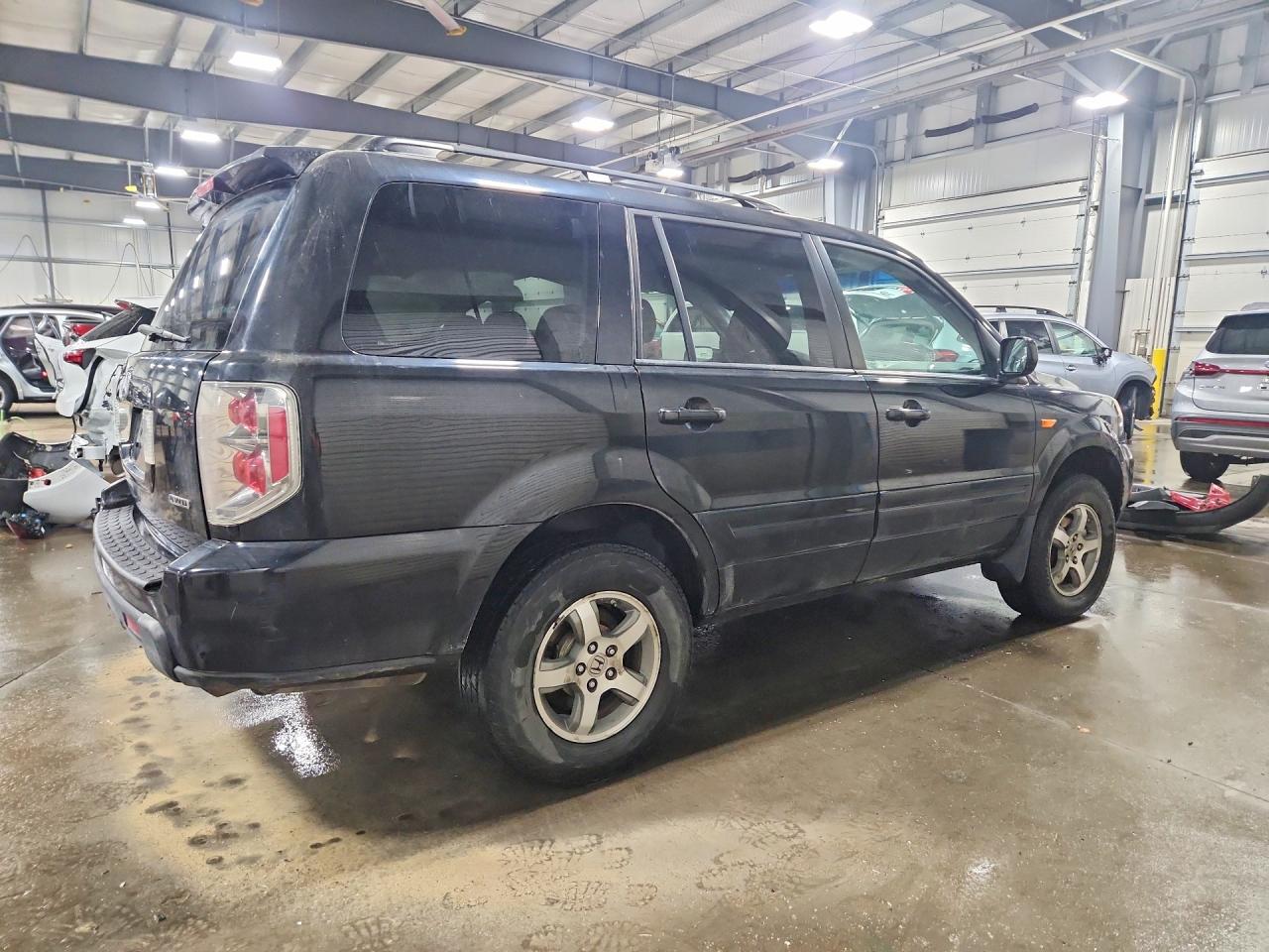 2008 Honda Pilot Ex Black vin: 5FNYF18448B023227