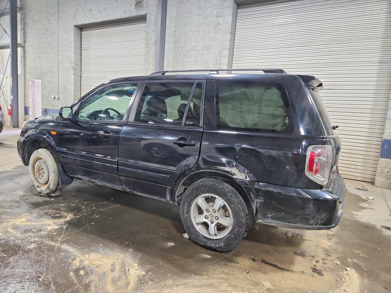 2008 Honda Pilot Ex Black vin: 5FNYF18448B023227