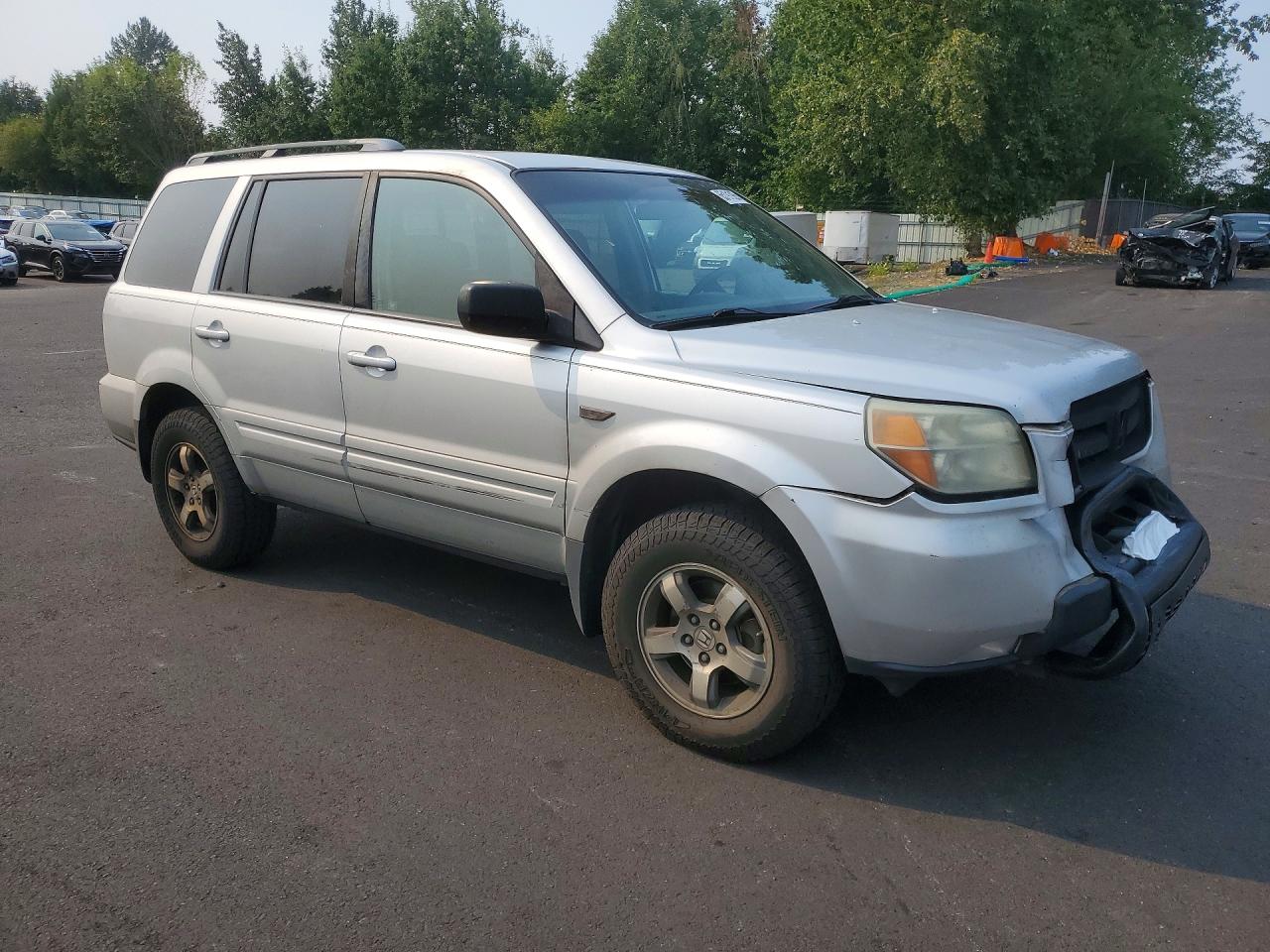 2006 Honda Pilot Ex Silver vin: 5FNYF18456B005560