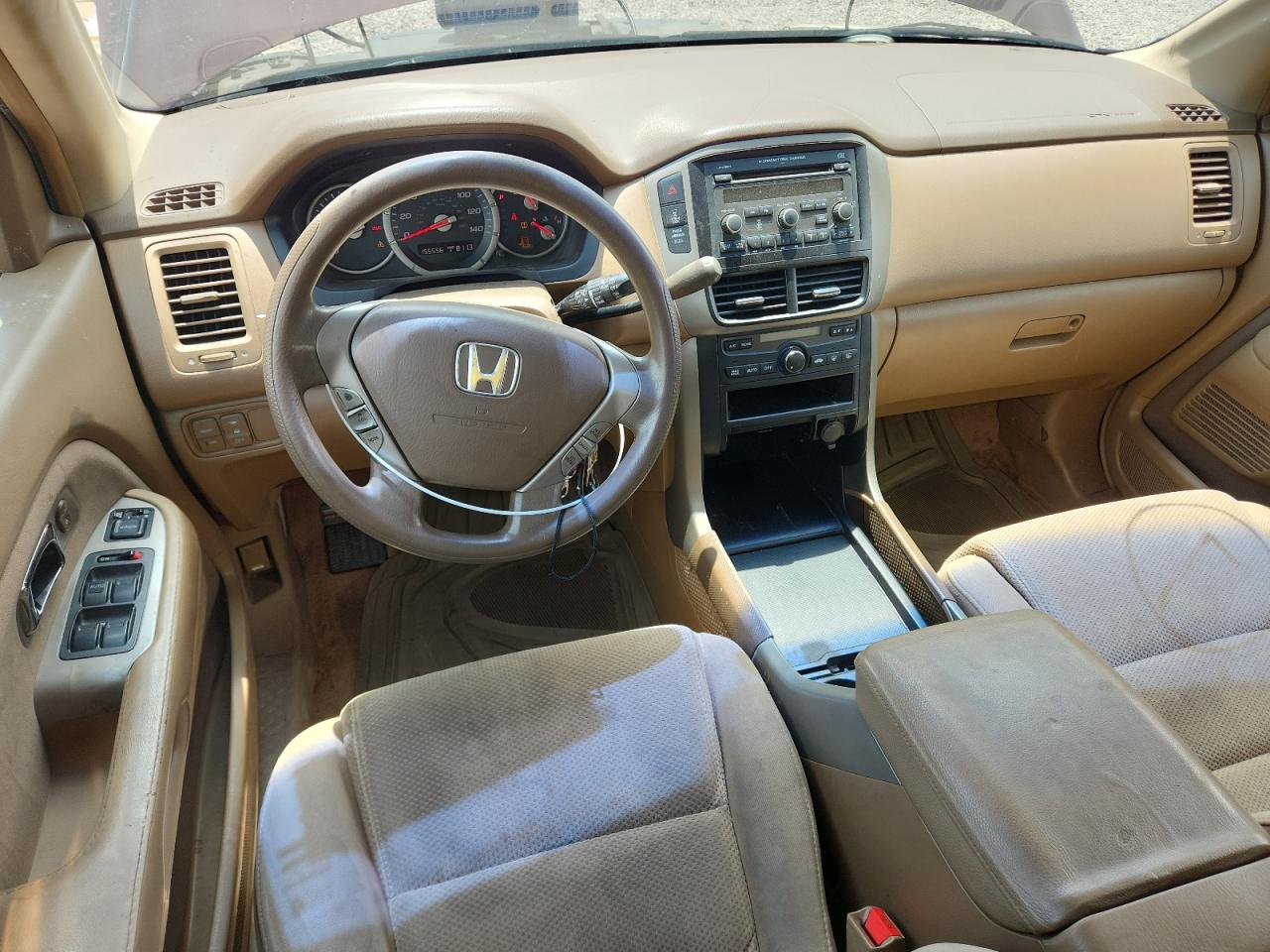 2008 Honda Pilot Ex Burgundy vin: 5FNYF18458B041512